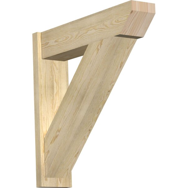 Ekena Millwork Traditional Slat Rough Sawn Outlooker, Douglas Fir, 8"W x 34"D x 34"H OUT08X34X34TRA06RDF - main